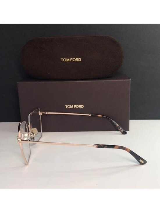 TOM FORD FT5946-B 028 cat eye Tom Ford optical shiny rose gold frame. main image 7